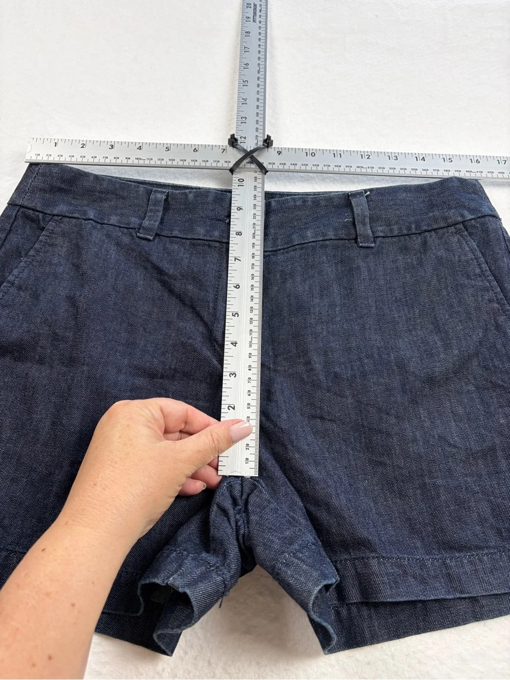 LOFT Dark Navy Jean‎ Shorts